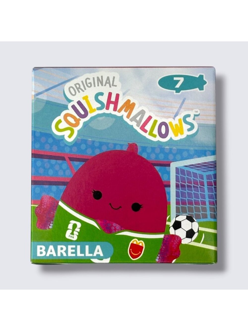 McDonalds FIFA 2026 Squishmallows Toy Featuring Barbella With Collectible Charac